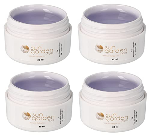 Sun Garden Nails UV Classic Versiegelungsgel Klar 4 x 30ml
