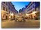 Premium Textil-Leinwand 45 x 30 cm Quer-Format Frankfurt in neuem Glanz vom Taxifahrer Petrus Bodenstaff | Wandbild, HD-Bild auf Keilrahmen, Fertigbild auf hochwertigem Vlies, Leinwanddruck von N N