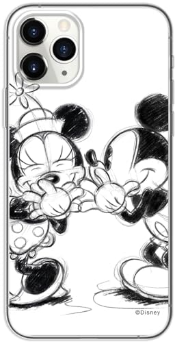 ERT GROUP mobile phone case for Apple Iphone 11 PRO original and officially Licensed Disney pattern Mickey & Minnie 010 optimally adapted to the shape of the mobile phone, case made of TPU
