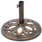 COSTWAY Base para Sombrilla Paragüero Soporte de Hierro Fundido para Poste de 38 mm - 48 mm para Parasol Playa Jardín Terraza Patio