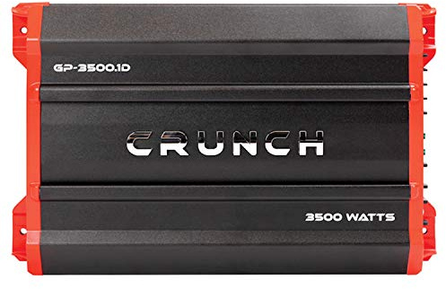 CRUNCH 1 x 875 @ 4 Ohm, 1 x 1750 @ 2 Ohm.