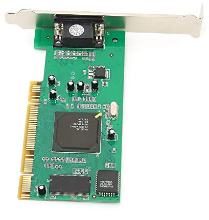 Dilwe Scheda grafica VGA, accessori per computer desktop PCI da 8 MB a 32 bit, display multiplo per ATI Rage XL, compatibile a due tacche con slot PCI X a 64 bit