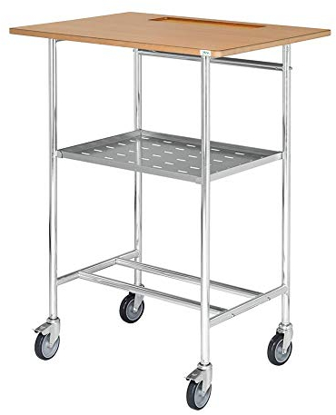 Rollpult Tischwagen mit Zwischenboden 800 x 570 x 1.055 mm, Traglast: 150 kg