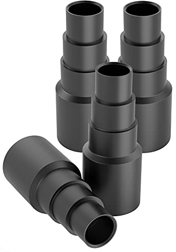 4 piezas adaptador de manguera universal - adaptador de aspiradora - reductor de manguera para, por ejemplo: Bosch, Makita, Kärcher - conexión a la manguera de la aspiradora