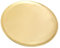 NKlaus Messing Kerzenteller Gold poliert Ø 21cm Untersetzer 0,5cm dick Tischdeko rund 10970