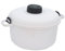 RevolutionLine - Olla a vapor para microondas | Olla a presión Multiusos | Color blanco | Capacidad 2,8 Litros | Cocina al vapor | Fácil, rápido y saludable | Dimensiones: 27x10x20 cm