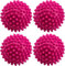 Set of 4 Dryer Tumble Balls Safe to Use On All Fabric, Reusable and Eco-Friendly Dryer Laundry Balls Dryer Cubes for Non-Melt New Softer Material Assorted Colour Supply