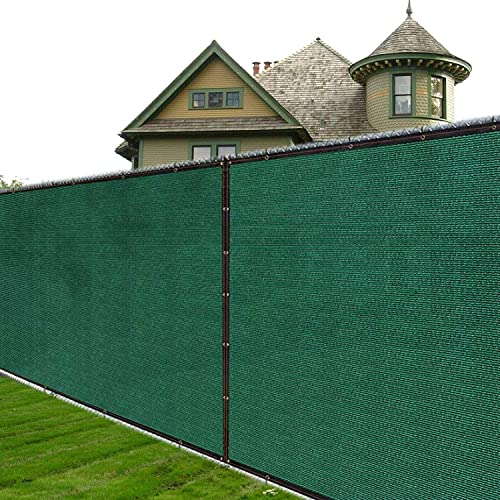 BeGrit Brise Vue Jardin occultant avec Oeillets pour Balcon Brise-Vue avec Attaches Toile Verte occultante pour Grillage Filet d'ombrage renforcé pour Patio Jardin terrasse Grillage clôtures 1x3m