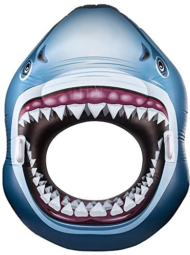 Pool Float, Inflatable Shark Pool Float Summer Swimming Pool Raft Party Outdoor Toy For Kids Boys Girls Adults