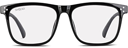 Occhiali luce blu SMOODER AMPERE uomo/donna blue block filtro da schermo (ATTRACTIVE BLACK)
