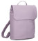 Zwei Damen City-Rucksack Mademoiselle.M MR13 Tagesrucksack 7 Liter, gepolstertes Laptopfach, Magnet-Verschlussklappe, Hauptfach mit Reißverschluss, Rückenpolsterung, klassisch-elegant (lilac)