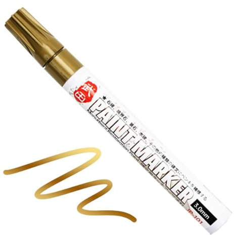 Stylos acryliques pour peindre des pierres, des pierres tombales - Résistant aux intempéries - Marqueur permanent - Séchage rapide - Étanche - À base d'huile - Pour bois, métal, verre, pneus, albums