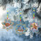 Starnearby Weihnachten Diamond Painting Sonnenfänger Windspiel Bastelsets, 3 Stück 5D DIY Diamond Painting Weihnachten Anhänger, Diamond Painting Fensterbilder Weihnachts Fensterdeko