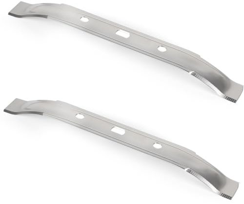 SWAWIS 2 Piezas Cuchillas para Robot Cortacésped de 28 cm Compatibles con Stihl RMI Viking MI 632 PC 632 P 632 C iMow Repuesto para Cortacésped y Trimmer para Robots de Jardín
