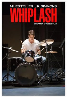 HACERR Whiplash Klassisches Filmposter, Leinwand, Poster, Schlafzimmer, Dekoration, Landschaft, Büro, Raumdekoration, Geschenk, 40 x 60 cm