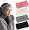 PROPOG Stirnband Damen Winter, 4 Stück Strick Ohrenwärmer Damen Verdicken Stirnbänder Mädchen Sehr Warm Elastische Gestrickte Haarband Headwrap Kopfband Warme Wintergeschenke