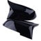 TANZWZGPKE Seitenspiegelabdeckung fit for BMW F20 F21 F22 F23 F30 F32 F36, X1 E84 F87 Autozubehör Rückfahrflügel Spiegelkappen Rückspiegelabdeckung(Mirror Cover 2)