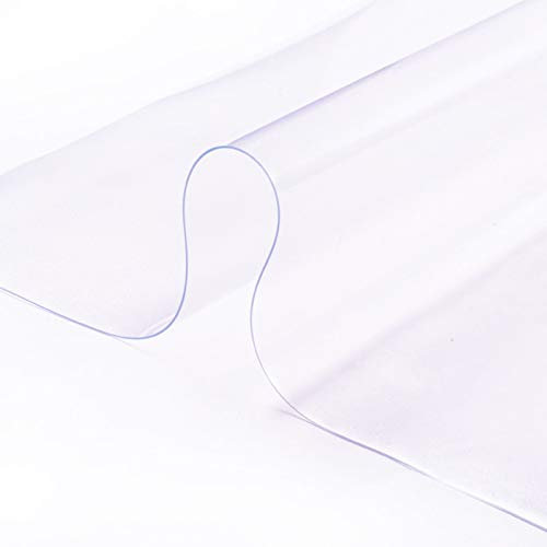 WXQTM 1.5-3.0mm Thick Chair Mat For Hard Floors, PVC prevent skidding Carpet Plastic Mat Door Mat (2.0mm,140x140cm)
