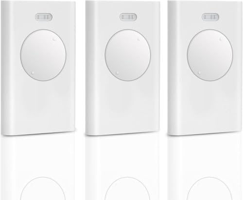 Telecomando Cancello, 3Pcs Universale Telecomando Cancello 2 Canali XT2 433 SLH LR 433,92MHz, telecomando per 433, Bianco