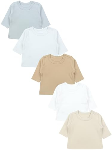 TupTam Baby Jungen Langarmshirt 5er Set