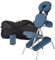 EARTHLITE Vortex Kit portable chaise de massage - Portable, compact, solide et léger (7 kg) incl. étui de rangement portable, coussin et sangle pour le sternum