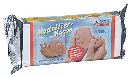 Knorr Prandell Modelliermasse, 500 g, Terrakotta, Rot