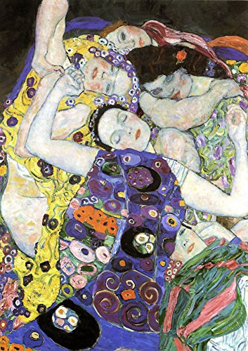 Gustav Klimt Schale: der Jungfrau/Der heilige Jungfrau (Details), 1913. Kunstdruck/Poster. Format A3 (42 cm x 29,7 cm)