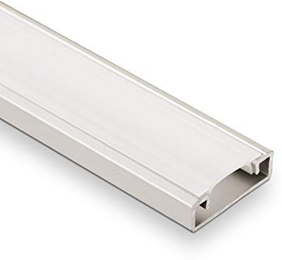 SO-TECH® LED Profil-33 Aufbauprofil 2000 x 22 x 7,7 mm mit opaler Abdeckung