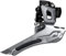 Shimano Unisex – Erwachsene 105 Umwerfer, Silber, 46-53 Zähne