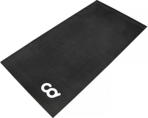 Fahrradtrainer-Bodenmatte – 76,2 x 152,4 cm (weich) – passend für Ergo Mag Fluid, Fahrrad-Heimtrainer, Stepper, Peloton-Spin-Bike – dicke Bodenmatte für Trainingsgeräte – Böden für Fitnessstudio