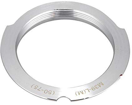 EBTOOLS Adattatore per obiettivo per obiettivo M39 LSM LTM per VM ZM LM-EA7(50-75) adatto per anello m adatto per foto anello a vite 39 a m