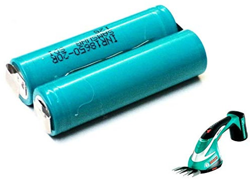 HKM Tauschpack Ersatzakku Akku 7,2 V 1300 mAh für Bosch AGS Gras,Heckenschere, Samsung Zellen