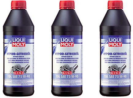 3X Original Liqui Moly 1L Hypoid-Getriebeöl (GL4/5) TDL SAE 75W-90 Gear Oil 1407