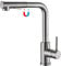 Tohlar Kitchen Taps Mixer with Pull Out Spray, 360° Swivel Mixer Tap with Magnetic Docking, Modern Stainless Steel Hot and Cold Single Lever Kitchen Sink Faucet with 2 Water Modes (Brushed Nickel)