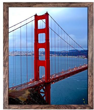 BESCRCL 16x20 Frames, Picture Frames for Wall, Single, Brown