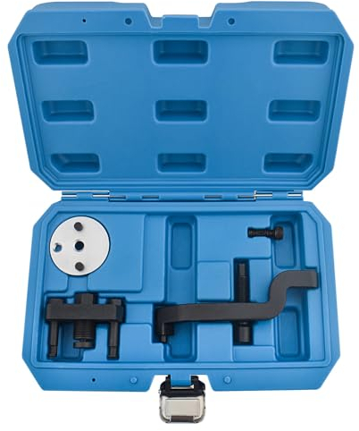 Gunpla Wasserpumpe Removal Kit Wasserpumpen-Ausbauwerkzeug 3-Teiliges Set Enthalten Wasserpumpen-Abzieher, Antriebsrad-Abzieher und Spezialschlüssel für VW T5, Touareg 2.5D