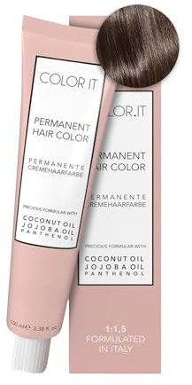 COLOR.IT by BM - Permanente Haarfarbe in Salonqualität, 100ml (6.35 Dunkelblond Gold Mahagoni, 1er Pack)