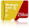Hcnzdwe Carte mémoire Haute Vitesse 256 Go -100Mo/S lu, Classe 10, U3, V30 pour vidéo et Photographie 4K -ZE 256Go