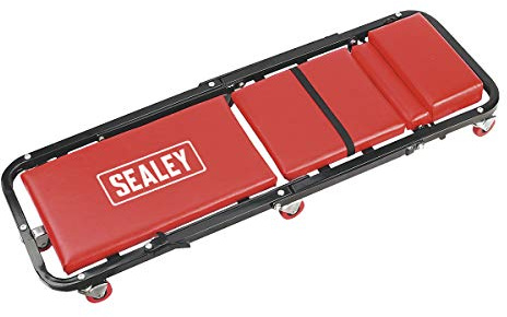 Sealey Scr79 Creeper/Seat Steel With 7 Wheels And Adjustable Head Rest