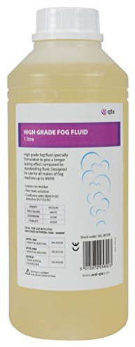 QTX High Grade Fog & Smoke Fluid 1Ltr - Packaging may vary