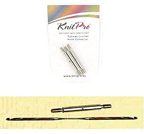KnitPro K10517 Kabelverbinder, Wood, Silber, Ein Größe