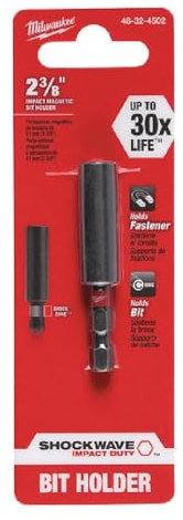 Milwaukee Elec Tool 6 Packs 2.36 Magnet Bit Holder