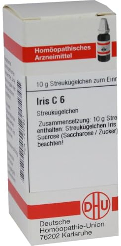 DHU Iris C6 Streukügelchen, 10 g Globuli