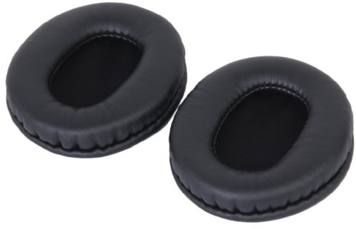 Unbekannt Ersatz EIN Paar Schwarze Ersatzohrpolster für Audio Technica ATH-M50 M20 M30 M50S ATH-SX1 Kopfhörer