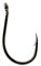 Cox & Rawle Chinu Hook – Extra Strong High Carbon Steel Hook with Forged Offset Bend - Black Nickel Finish, Up-Eye - Ideal as a Top Pennel Hook for Peeler Crab and Soft Baits (Size 5/0)