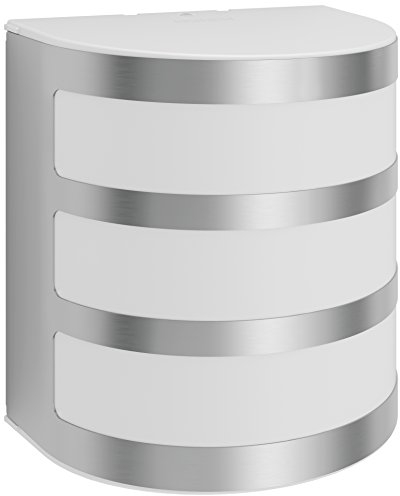 Philips myGarden LED Calgary Wandleuchte, 3W, Edelstahl, Silber