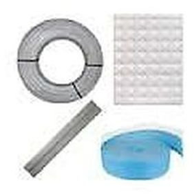 Trockenfußbodenheizung Set 10 m² 12,5 cm Verlegeabstand - ideale Wärmeverteilung (€42,50/m²) Trockenbau