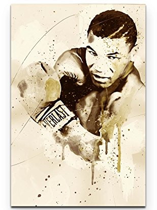 Paul Sinus Art Mike Tyson 90x60cm auf Leinwand gespannt fertig zum aufhängen