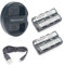 NP-F550 Newmowa Replacement Battery (2-Pack) and Dual USB Charger Kit for Sony NP-F550 and Sony CCD-SC55 TR516 TR716 TR818 TR910 TR917