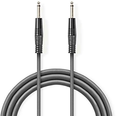 Nedis Lautsprecherkabel Mono 6,35 mm Stecker - 6,35 mm Stecker